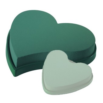 Paquet de 2 Cœurs (hauteur mousse 4cm)