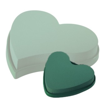 Paquet de 4 Cœurs (hauteur mousse 2cm)