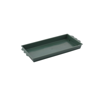 Barquette Rectangle verte pour 1 brique de mousse (x25)