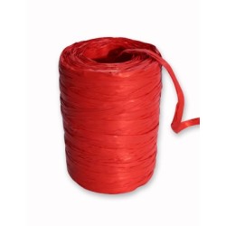 Raphia Synthétique rouge