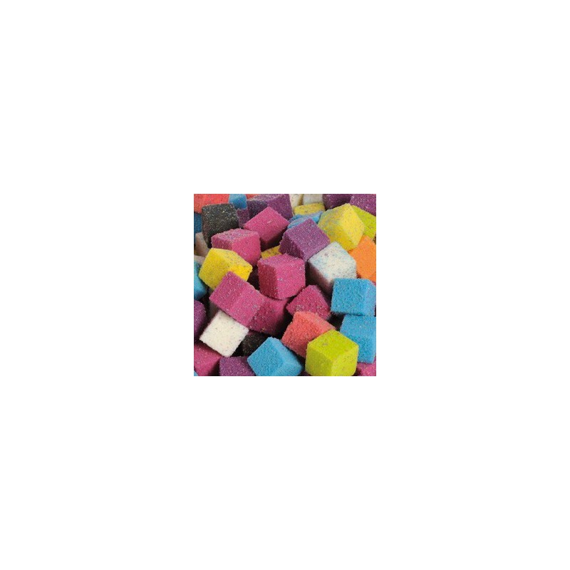 Cube 2cm   MULTICOULEURS Mousse Polyuréthane "FLORIDE" 