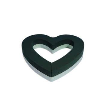 Paquet de 2 Cœurs ouverts (hauteur mousse 4cm + base mousse HD)